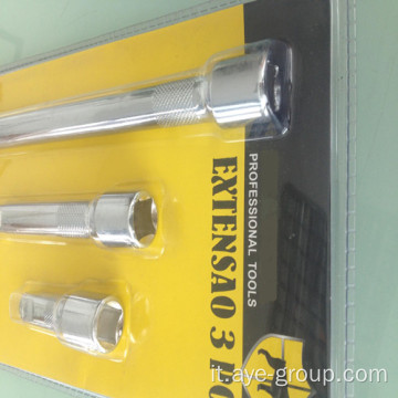 1/2 &quot;Dr.Socket Extension Bar imposta 3PCS